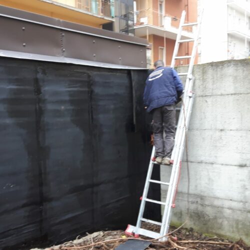 muro contro terra impermeabilizzazione verticale
